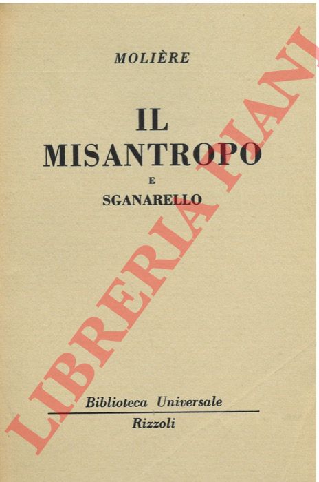 Il misantropo e Sganarello.