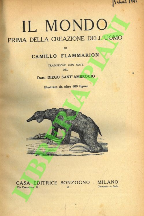 Il mondo prima della creazione dell'uomo.