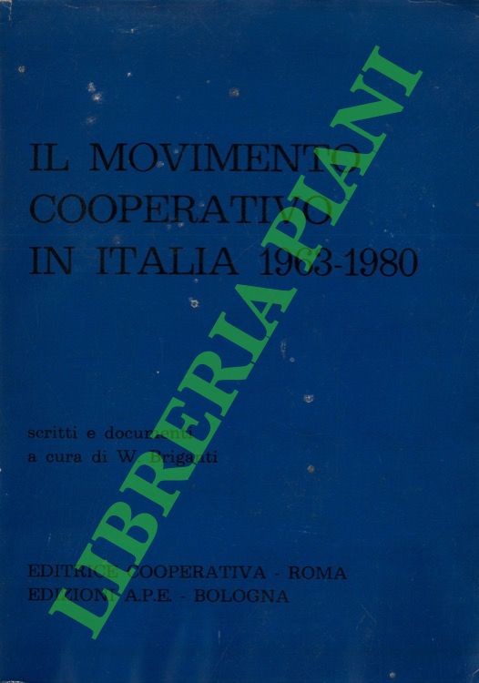 Il movimento cooperativo in Italia 1963-1980.