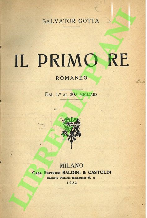 Il primo re.