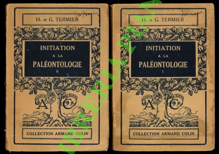 Initiation a la paléontologie.