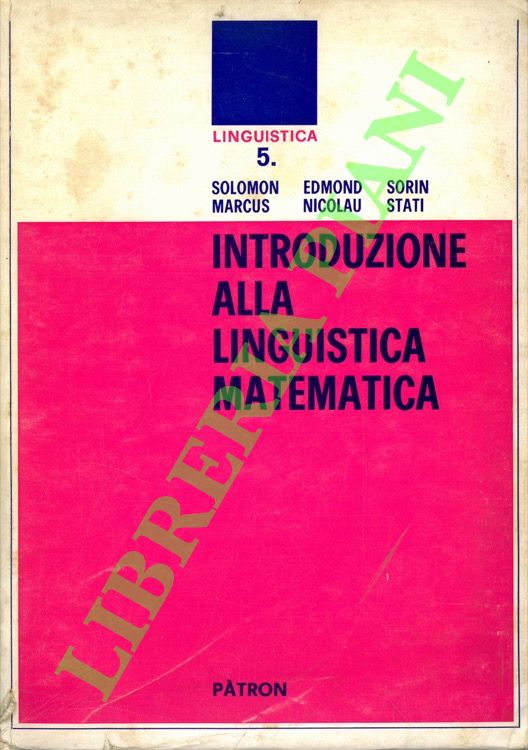 Introduzione alla linguistica matematica.