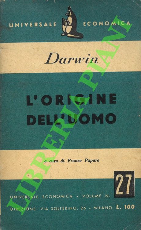 L'origine dell'uomo. A cura di Franco Paparo.