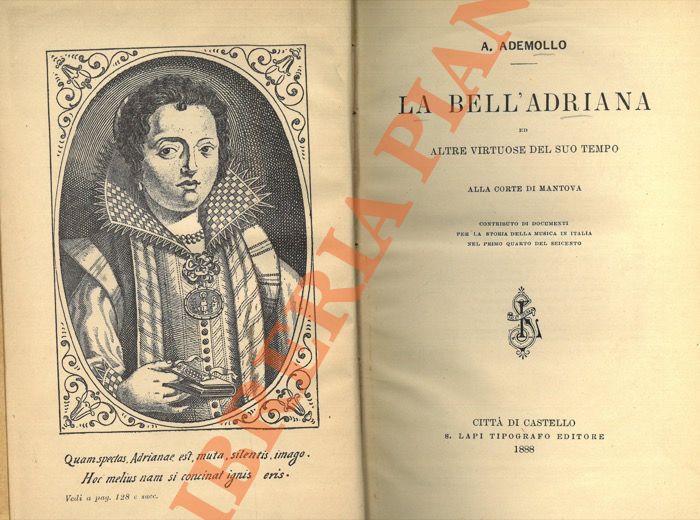 La bell'Adriana ed altre virtuose del suo tempo alla corte …