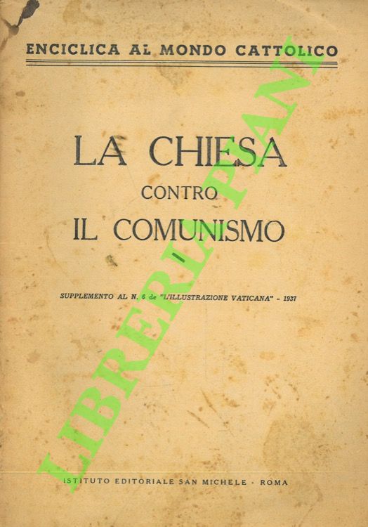 La Chiesa contro il Comunismo.