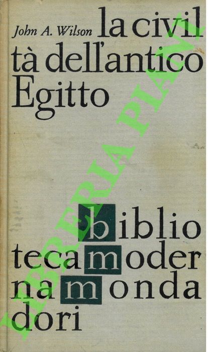 La civiltà dell'antico Egitto.