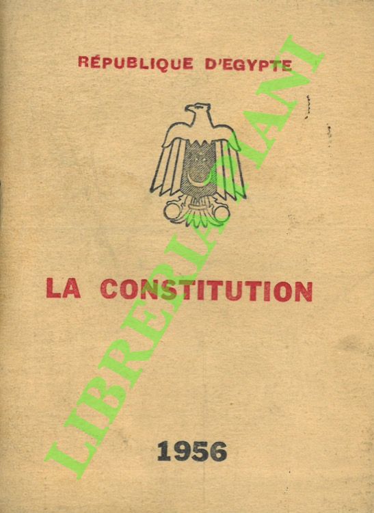 La Constitution de la République Egyptienne.