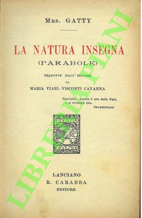 La natura insegna. (Parabole).