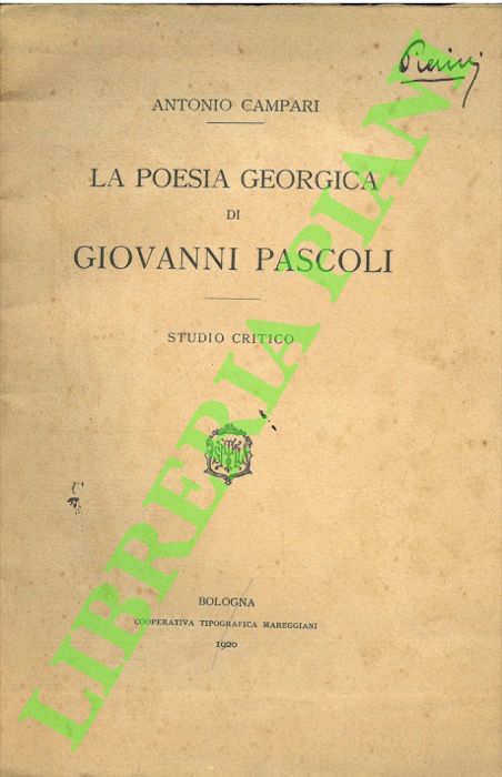 La poesia georgica di Giovanni Pascoli.