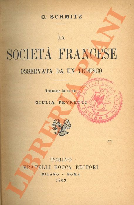 La società francese osservata da un tedesco.