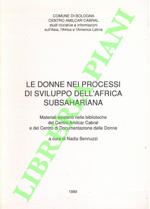 Le donne nei processi di sviluppo nell'Africa subsahariana.