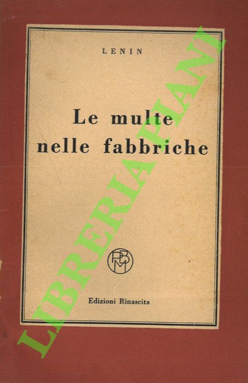 Le multe nelle fabbriche.