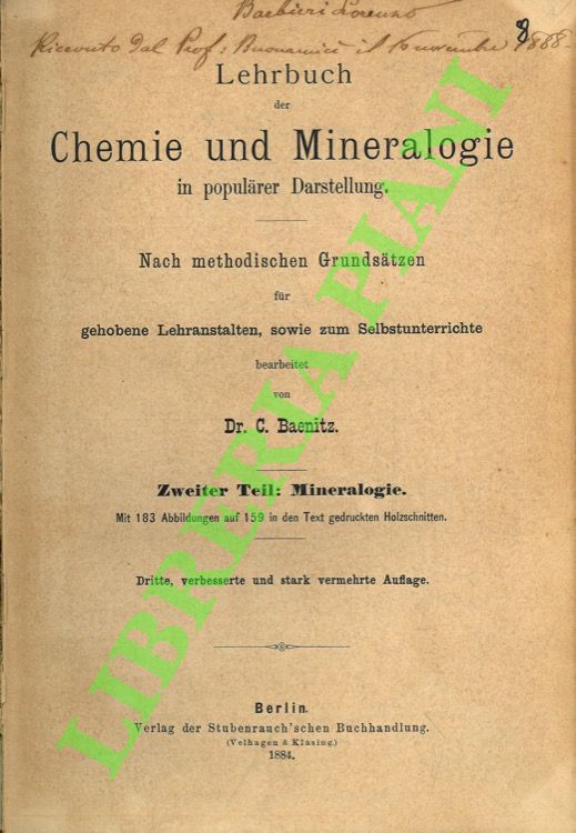 Lehrbuch der Chemie und Mineralogie in popular Darstellung. Nach metodischen …