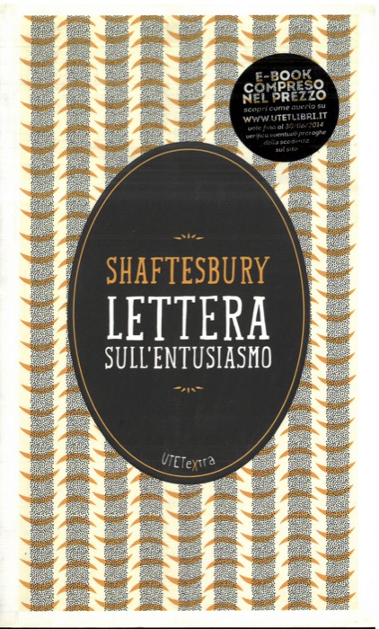 Lettera sull'entusiasmo.