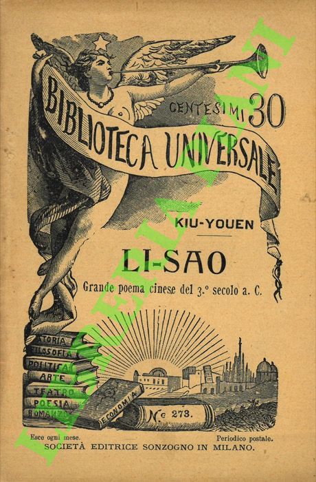 Li-Sao. Grande poema cinese del 3° secolo a.C.