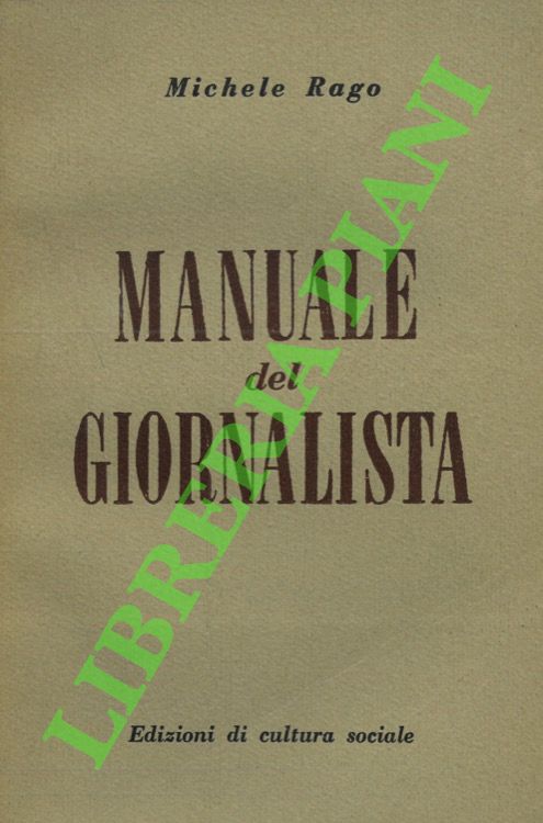 Manuale del giornalista.