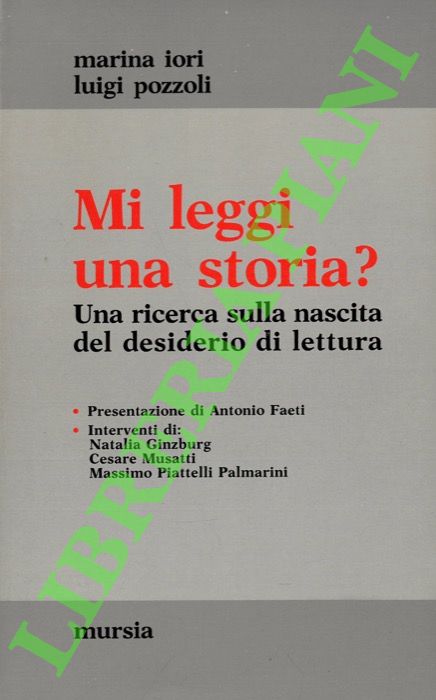 Mi leggi una storia? Una ricerca sulla nascita del desiderio …