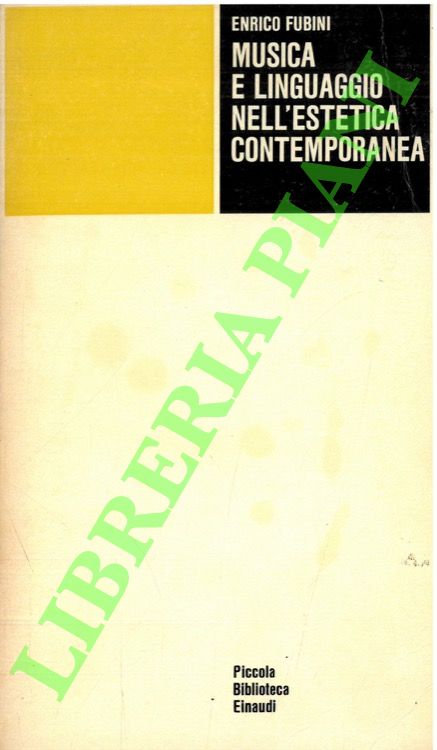 Musica e linguaggio nell'estetica contemporanea.