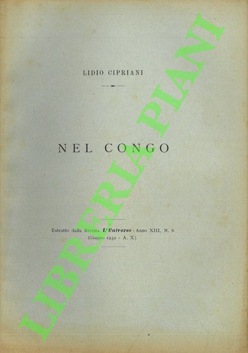Nel Congo.