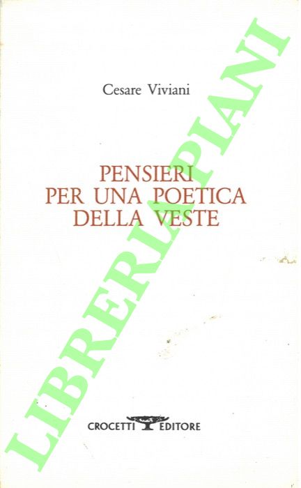 Pensieri per una poetica della veste.