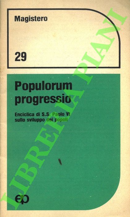 Populorum progressio.