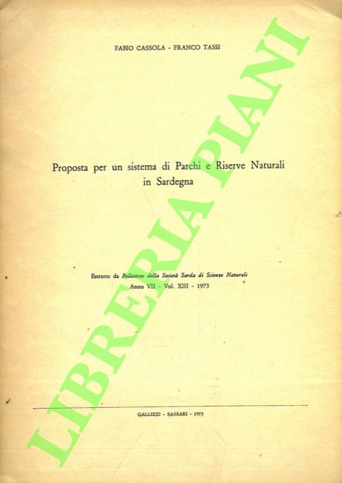 Proposta per un sistema di Parchi e Riserve Naturali in …