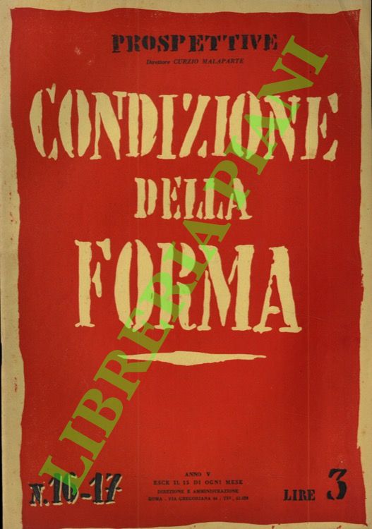 Prospettive. Condizione della forma.