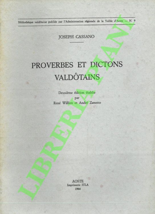 Proverbs et dictons valdotains.