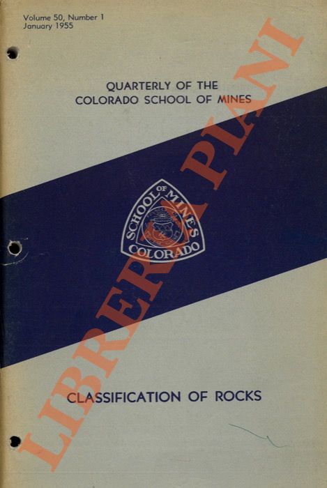 Quarterly of the Colorado School of Mines Volume 50, No. …