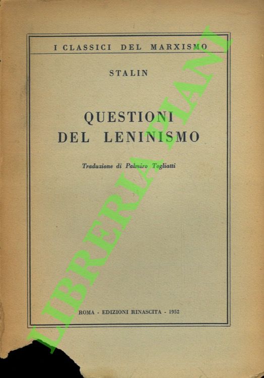 Questioni del leninismo.
