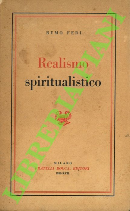 Realismo spiritualistico.