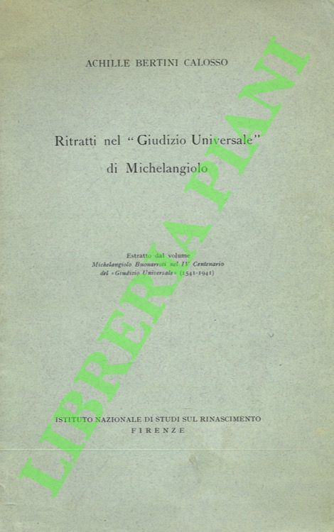 Ritratti nel “Giudizio Universale” di Michelangelo.