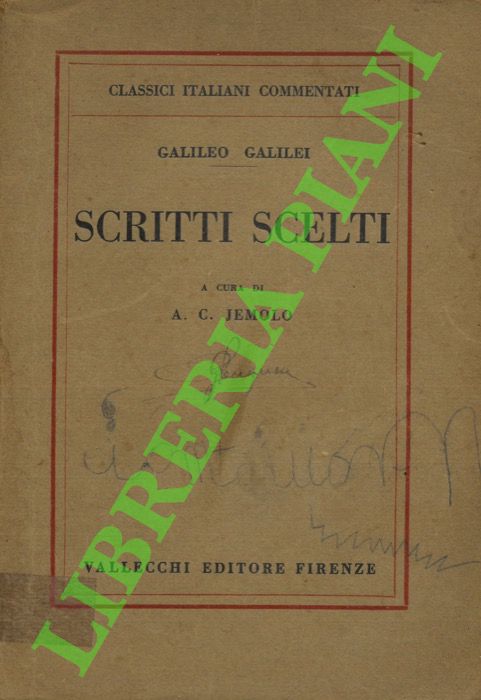 Scritti scelti. A cura di A.C. Jemolo.