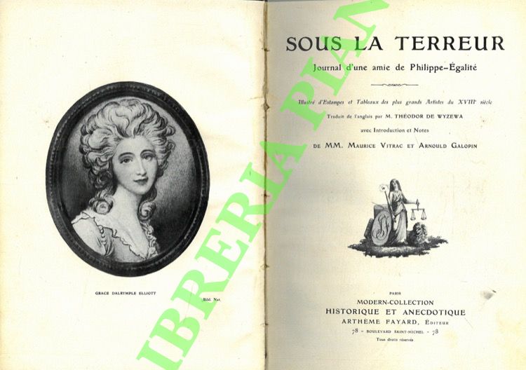 Sous la terreur journal d'une amie de Philippe-Egalité. UNITO A: …