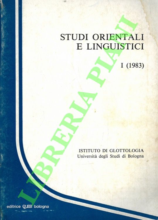 Studi Orientali e linguistici. I (1983).