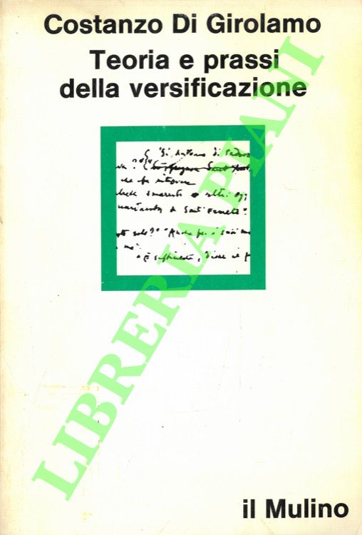 Teoria e prassi della versificazione.