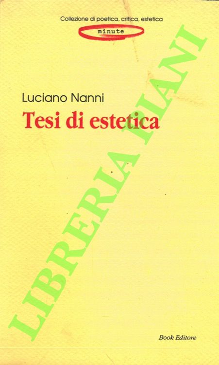 Tesi di estetica.