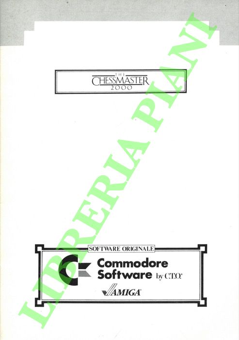 The chessmaster 2000. Software originale Commodore.