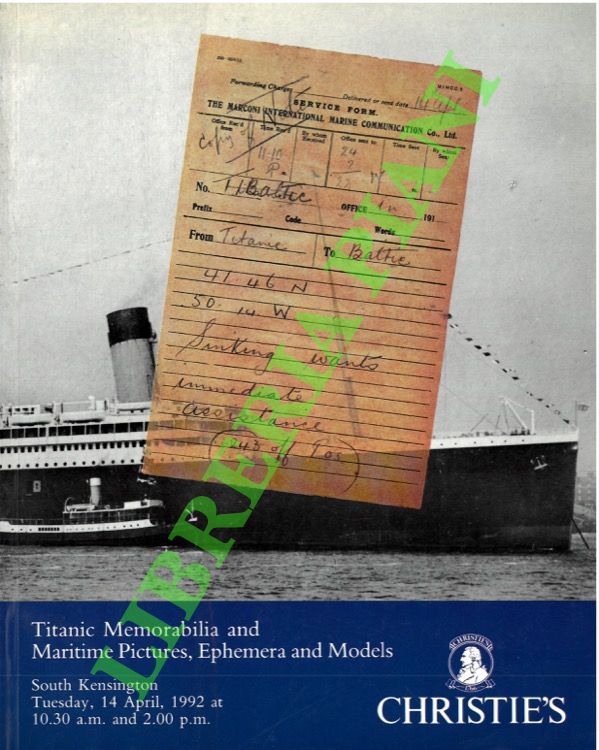 Titanic memorabilia and maritime pictures, ephemera and models.