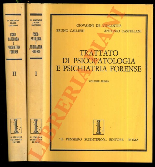 Trattato di piscopatologia e psichiatria forense.