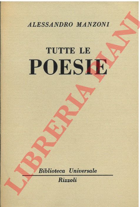Tutte le poesie.