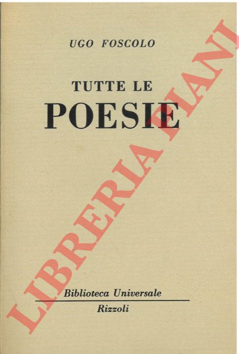 Tutte le poesie.