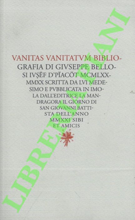 Vanitas Vanitatum Bibliografia.