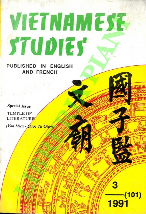 Vietnamese Studies. Special Issue: Temple of Literature (Van Mieu - …
