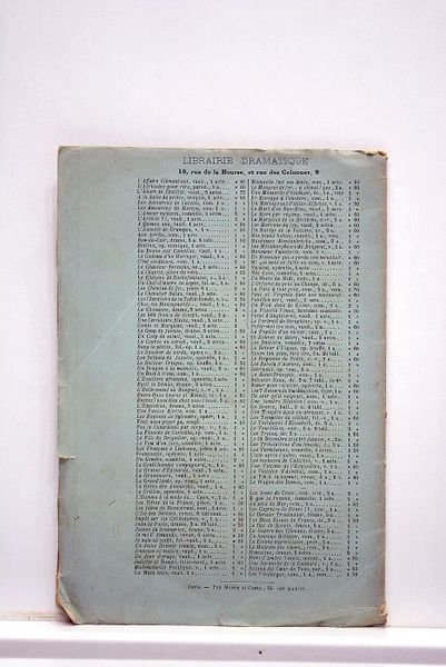 Le petit voyage. Pochade en un acte. Représentée pour la …