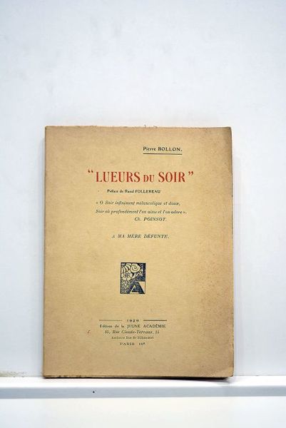 Lueurs du soir. Préface de Raoul Follereau.