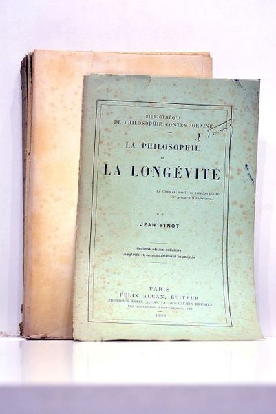 La philosophie de la longévité. Onzième édition définitive, complétée et …