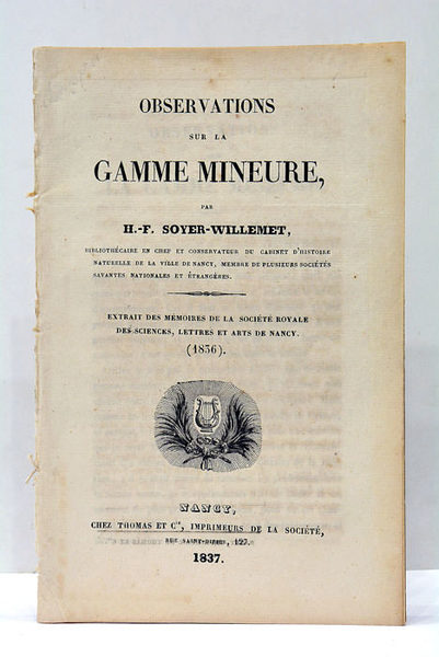 Observations sur la Gamme Mineure.