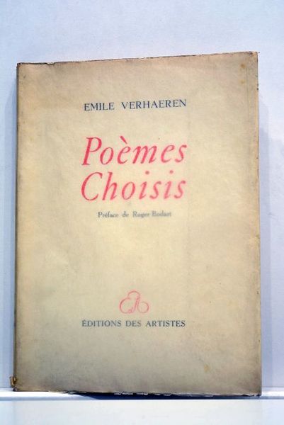 Poèmes choisis. Préface de Roger Bodart.