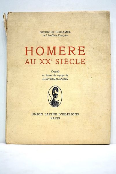 Homère au XXe siècle. Croquis et lettres de voyage de …